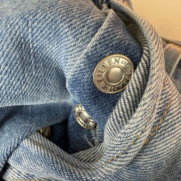 Frank & Eileen Womens Monaghan High Rise Button-Fly Straight Light Wash Jeans 28 - Picture 11 of 11